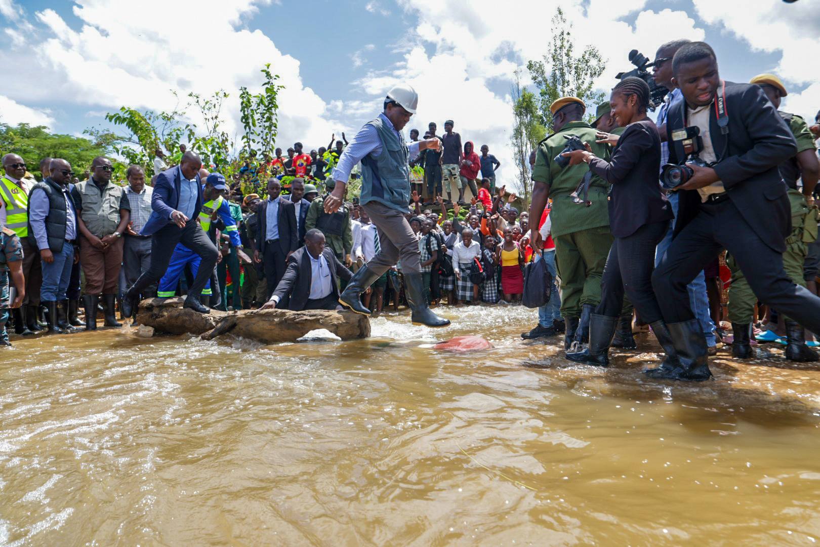 President Hichilema Visits Flood-Affected Residents in Kanyama and Chilanga, Lusaka
