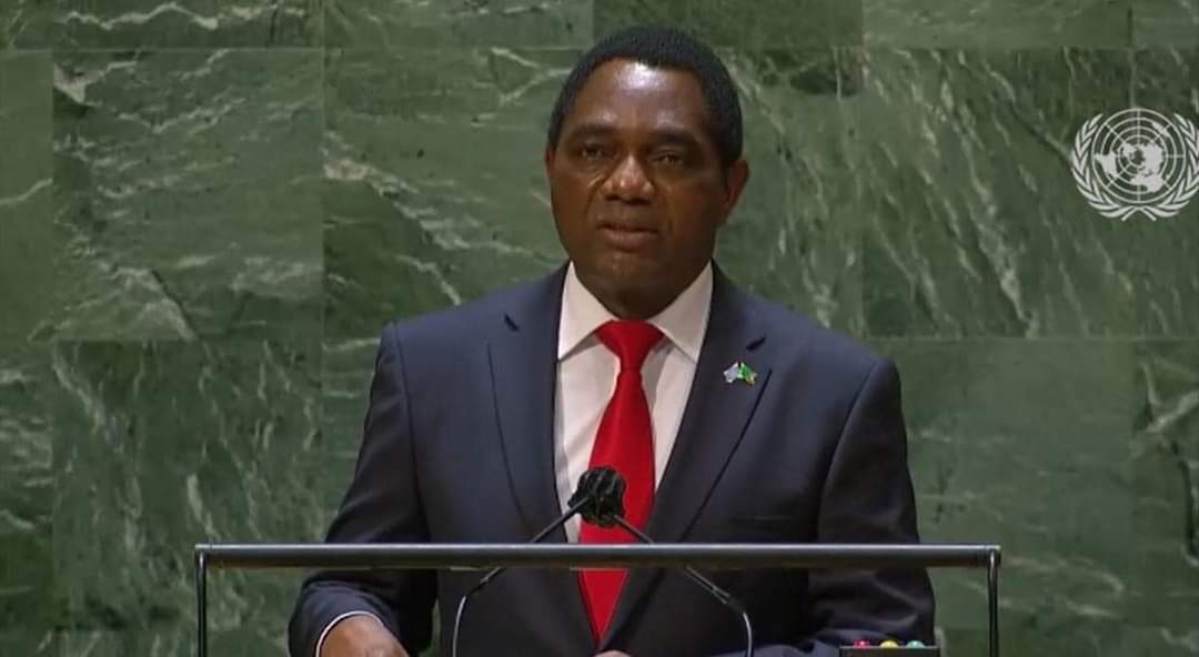 President Hakainde Hichilema Maiden Address at 76th UN General Assembly